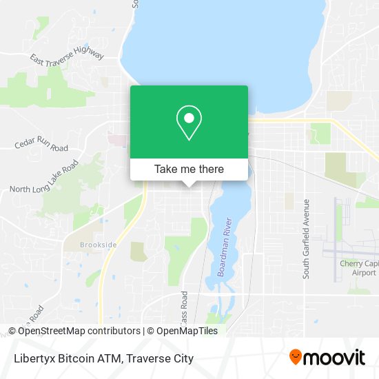 Mapa de Libertyx Bitcoin ATM