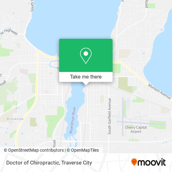 Doctor of Chiropractic map