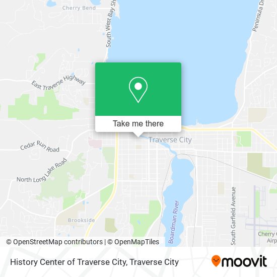 History Center of Traverse City map
