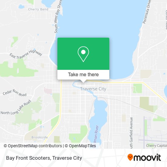 Bay Front Scooters map
