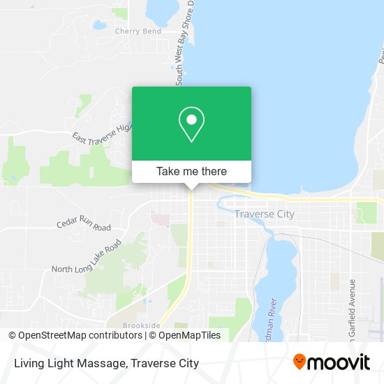 Living Light Massage map