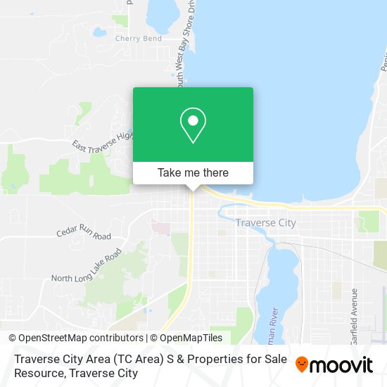 Traverse City Area (TC Area) S & Properties for Sale Resource map