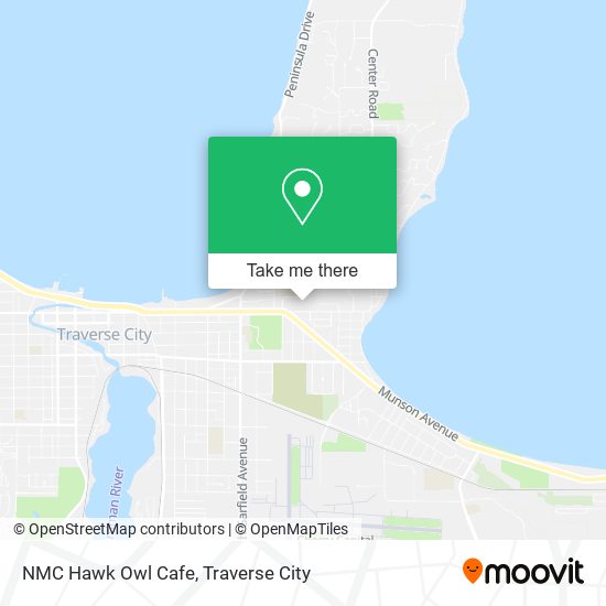 NMC Hawk Owl Cafe map