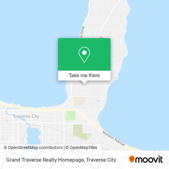Grand Traverse Realty Homepage map