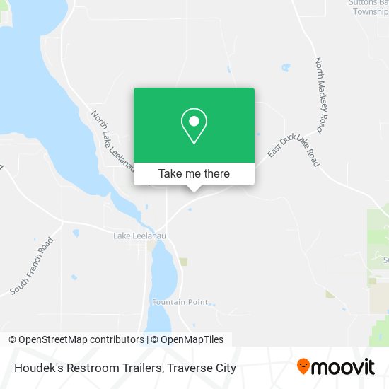 Houdek's Restroom Trailers map