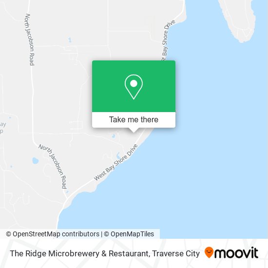 Mapa de The Ridge Microbrewery & Restaurant