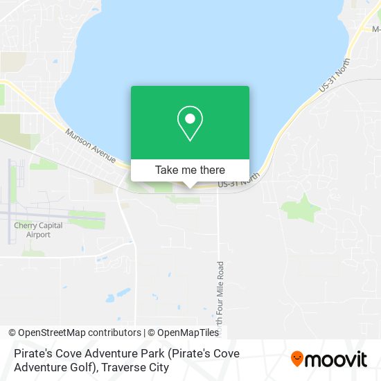 Mapa de Pirate's Cove Adventure Park