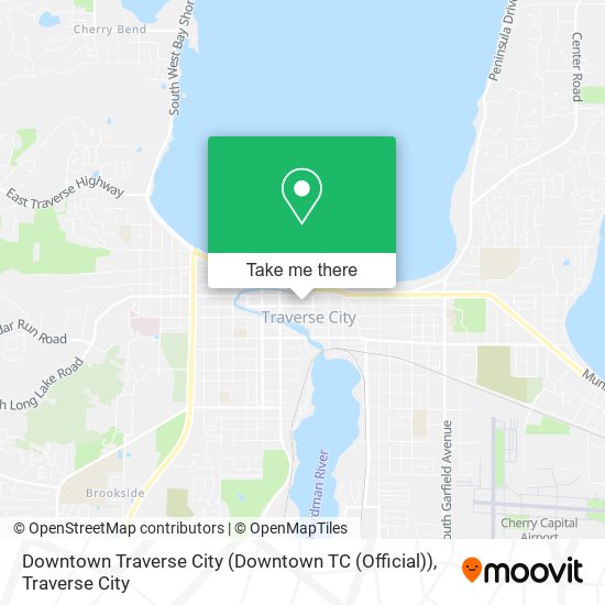Mapa de Downtown Traverse City (Downtown TC (Official))