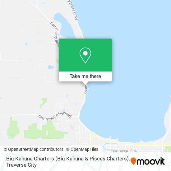 Big Kahuna Charters map