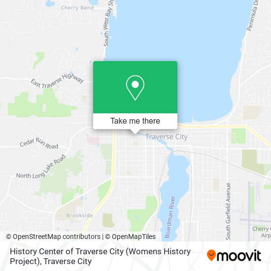 Mapa de History Center of Traverse City (Womens History Project)