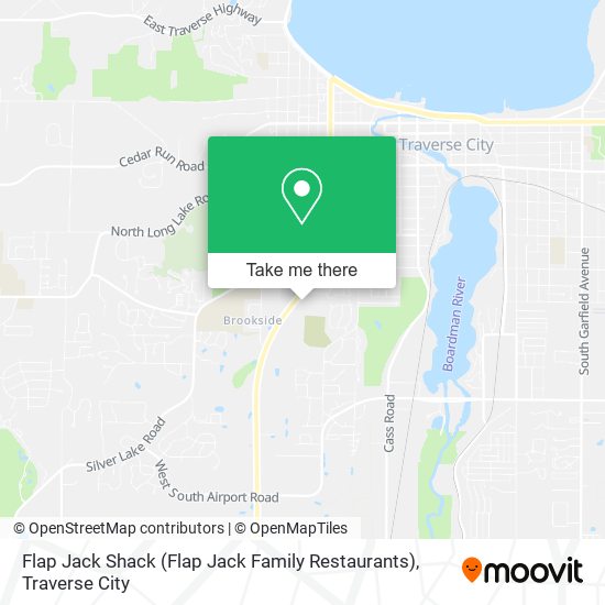 Mapa de Flap Jack Shack (Flap Jack Family Restaurants)