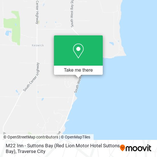 Mapa de M22 Inn - Suttons Bay (Red Lion Motor Hotel Suttons Bay)