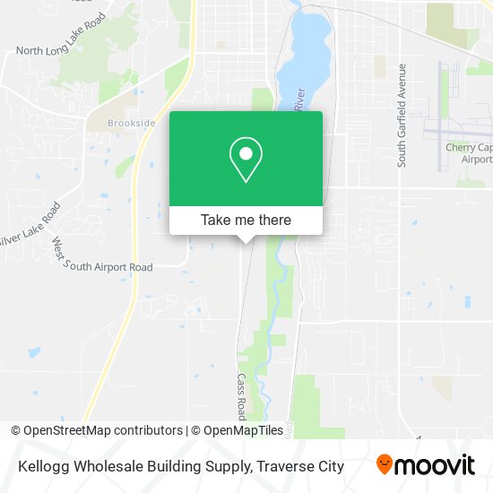 Kellogg Wholesale Building Supply map