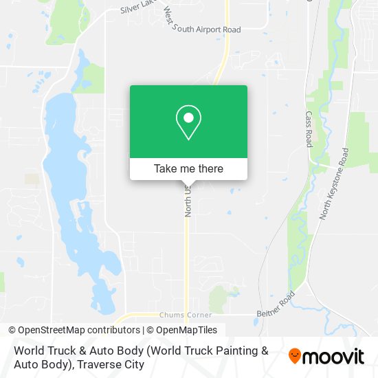 Mapa de World Truck & Auto Body