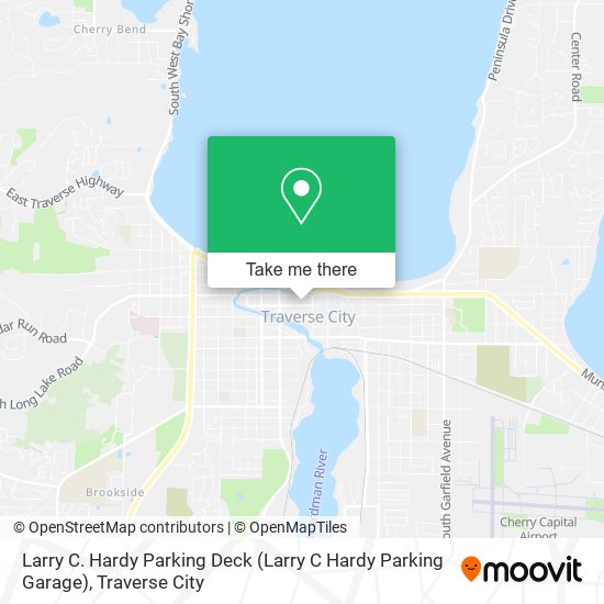 Mapa de Larry C. Hardy Parking Deck (Larry C Hardy Parking Garage)