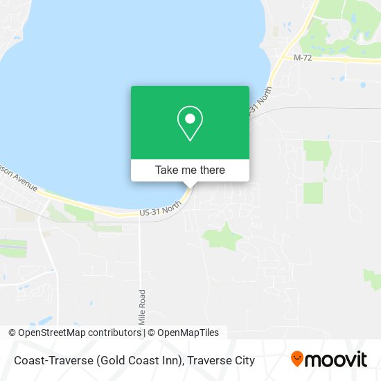 Coast-Traverse (Gold Coast Inn) map