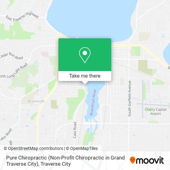 Pure Chiropractic (Non-Profit Chiropractic in Grand Traverse City) map