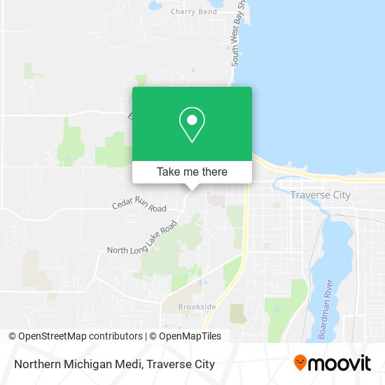 Northern Michigan Medi map