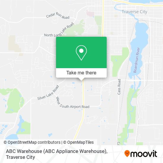 ABC Warehouse (ABC Appliance Warehouse) map