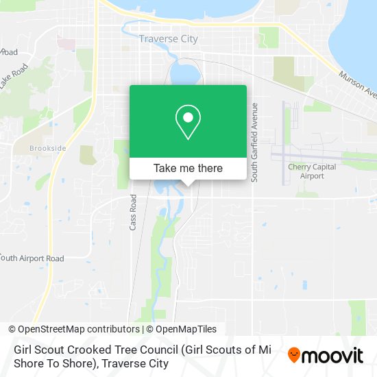 Girl Scout Crooked Tree Council (Girl Scouts of Mi Shore To Shore) map