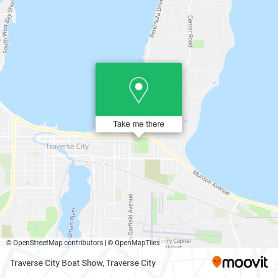 Traverse City Boat Show map