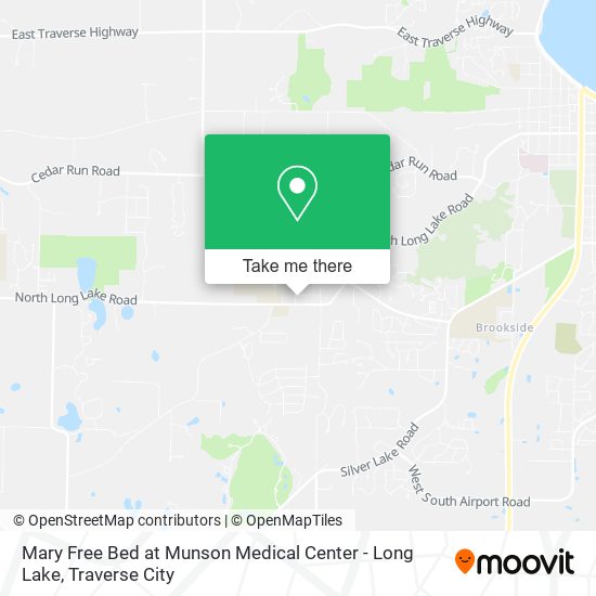 Mary Free Bed at Munson Medical Center - Long Lake map