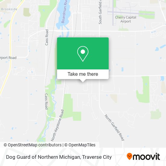 Dog Guard of Northern Michigan map