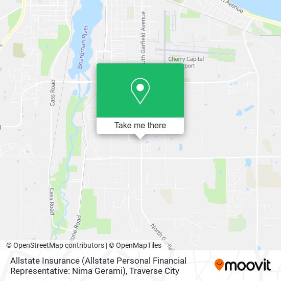 Mapa de Allstate Insurance (Allstate Personal Financial Representative: Nima Gerami)