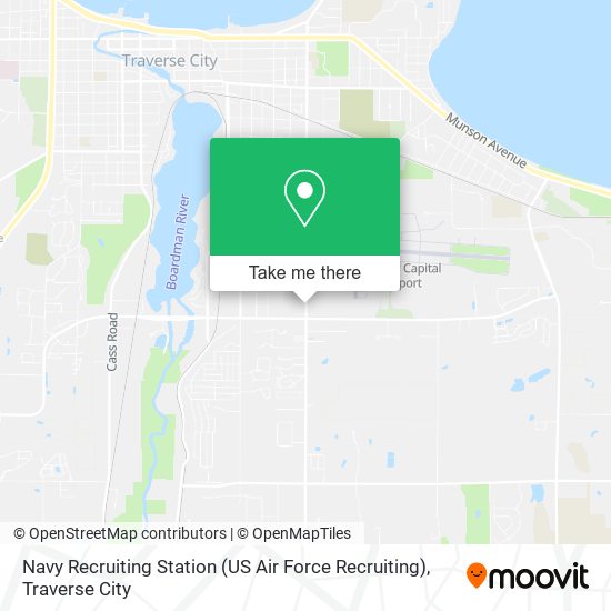 Mapa de Navy Recruiting Station (US Air Force Recruiting)