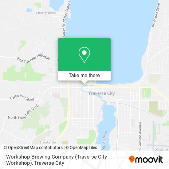 Mapa de Workshop Brewing Company (Traverse City Workshop)