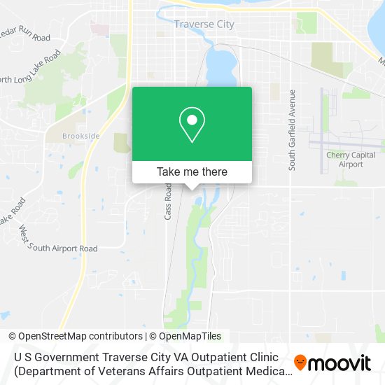 U S Government Traverse City VA Outpatient Clinic map