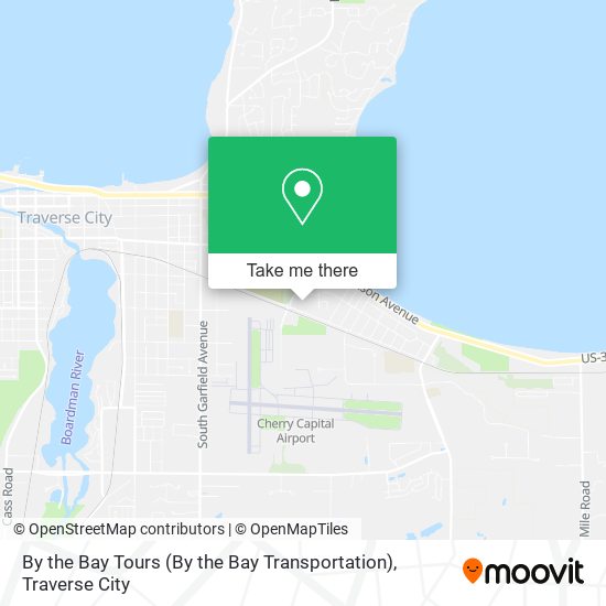 By the Bay Tours map