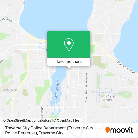 Traverse City Police Department map