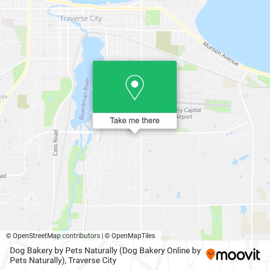 Dog Bakery by Pets Naturally map