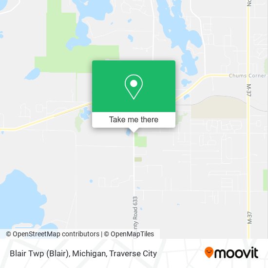 Blair Twp (Blair), Michigan map