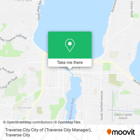 Mapa de Traverse City City of (Traverse City Manager)