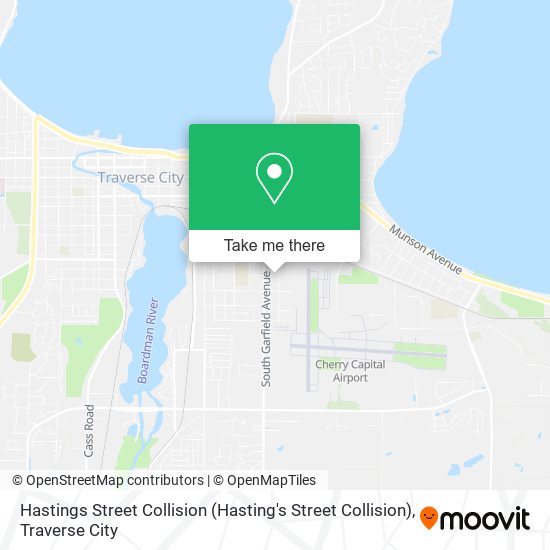 Mapa de Hastings Street Collision (Hasting's Street Collision)