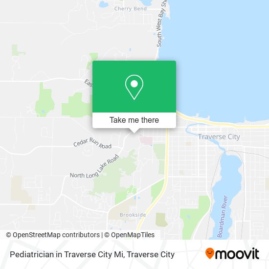 Mapa de Pediatrician in Traverse City Mi