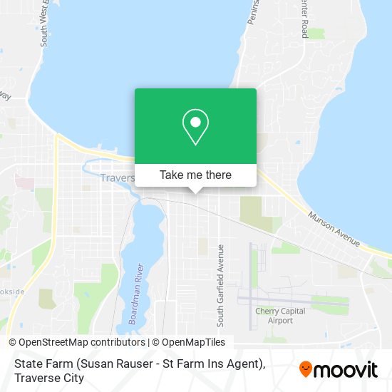 Mapa de State Farm (Susan Rauser - St Farm Ins Agent)