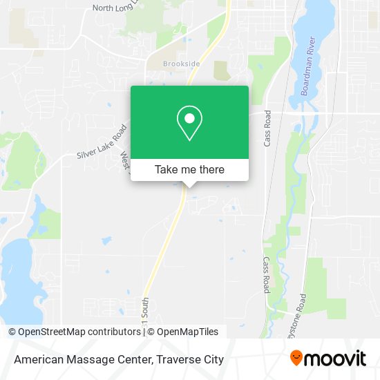 American Massage Center map