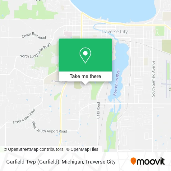 Mapa de Garfield Twp (Garfield), Michigan