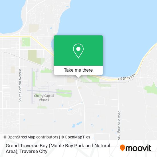 Grand Traverse Bay (Maple Bay Park and Natural Area) map