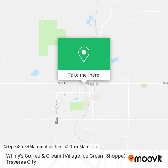 Mapa de Whirly's Coffee & Cream (Village Ice Cream Shoppe)