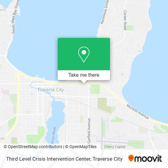 Third Level Crisis Intervention Center map