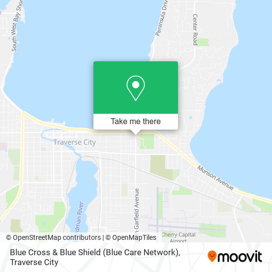 Mapa de Blue Cross & Blue Shield (Blue Care Network)