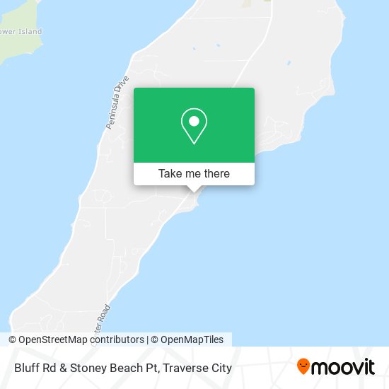 Mapa de Bluff Rd & Stoney Beach Pt