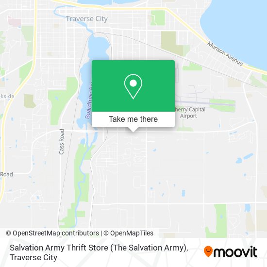 Salvation Army Thrift Store (The Salvation Army) map