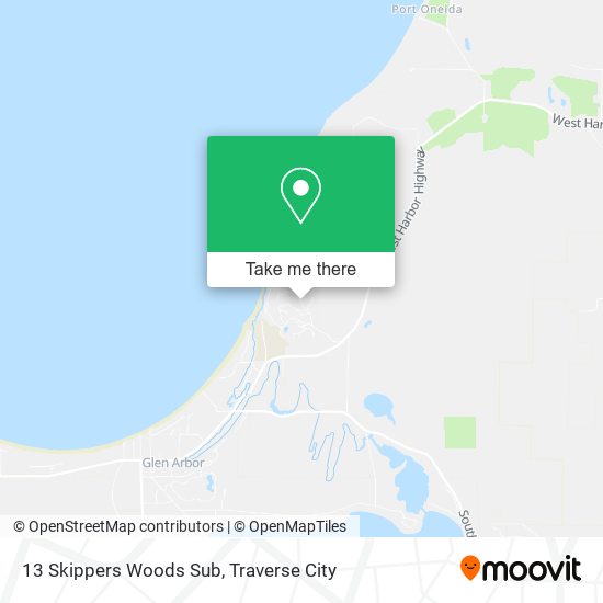 Mapa de 13 Skippers Woods Sub