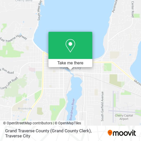 Mapa de Grand Traverse County (Grand County Clerk)