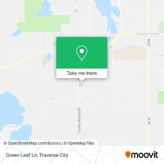 Green Leaf Ln map